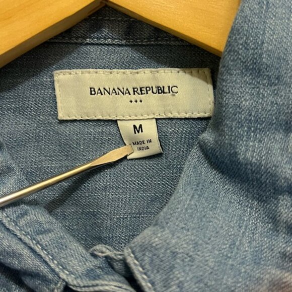 Banana Republic  Utility Mini Shirtdress – Size M (Pre‑Owned) - Picture 8 of 11